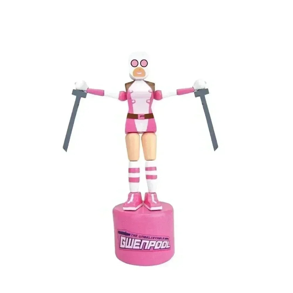 Entertainment Earth Gwenpool Wooden Push Puppet